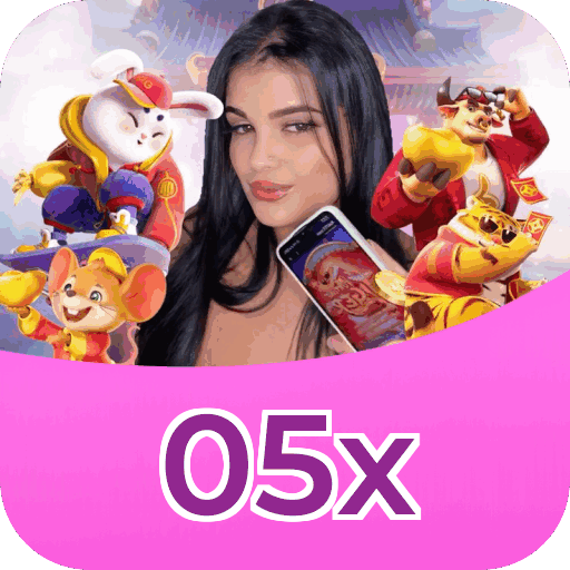 Interface do aplicativo 05x mostrando jogos disponíveis no iOS e Android
